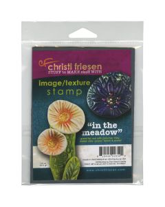 Great Create Christi Friesen Texture Stamp 4.25"X5.5"-In The Meadow