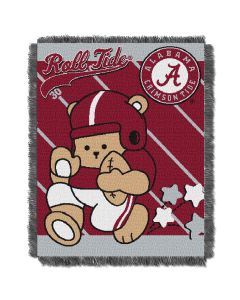 The Northwest Company Alabama  College Baby 36x46 Triple Woven Jacquard Throw - Fullback Series