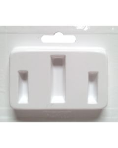 Yaley Plaster Casting Mold 4.25"X3.25"-Thin Rectangles - 3 Cavity