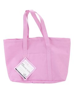 Royal Brush Pink Art Artist Canvas Tote-17"X12"