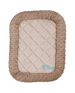 Worldwise goDog Bedzzz Bubble Plush Extra Small 18"X13"-Beige