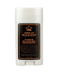 Nubian Heritage Deodorant - All Natural - 24 Hour - African Black Soap - 2.25 oz - 1 each