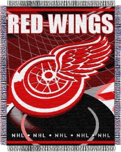 The Northwest Company Redwings 48"x 60" Triple Woven Jacquard Throw (NHL) - Redwings 48"x 60" Triple Woven Jacquard Throw (NHL)
