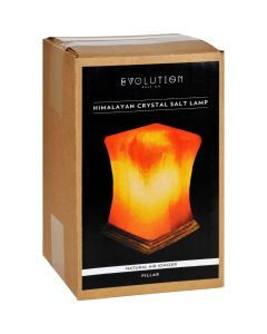 Evolution Salt Crystal Salt Lamp - Pillar - 1 Count