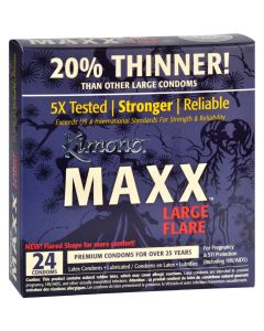 Kimono Condoms - Maxx - Large Flare - 24 Count