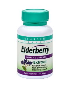 Quantum Research Quantum Elderberry Immune Defense Extract - 400 mg - 60 Capsules