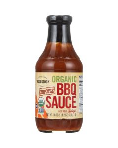 Woodstock BBQ Sauce - Organic - Chipotle - 18 oz - case of 12