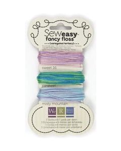 We R Memory Keepers Sew Easy Variegated Floss 8.7yd 3/Pkg-Tertiary