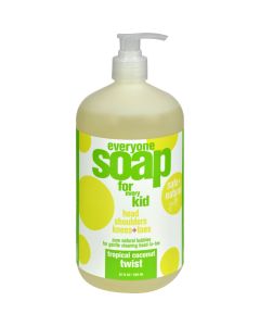 EO Products Everyone Soap for Kids - Tropical Coconut Twist - 32 oz