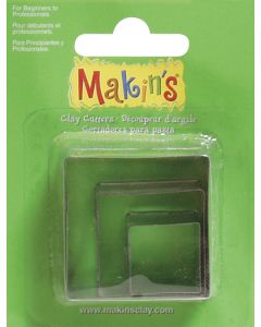 Makin's USA Makin's Clay Cutters 3/Pkg-Square