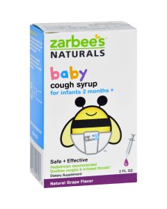 Zarbee's Naturals Baby Cough Syrup - Grape - 2 oz