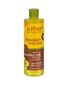 Alba Botanica Natural Hawaiian Shampoo Drink It Up Coconut Milk - 12 fl oz