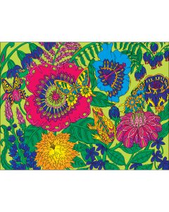 White Mountain Puzzles NEW! Coloring Puzzle 300pcs-Garden