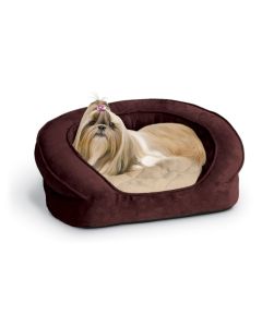 K&H Pet Products Deluxe Ortho Bolster Sleeper Pet Bed Large Green 40" x 33" x 9.5"