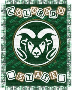 The Northwest Company Colorado State baby 36"x 46" Triple Woven Jacquard Throw (College) - Colorado State baby 36"x 46" Triple Woven Jacquard Throw (College)