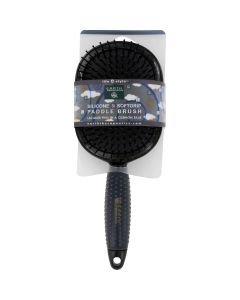 Earth Therapeutics Hair Brush - Paddle - Silicon - Black - 1 Count