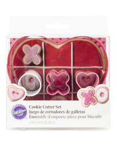 Wilton Metal Cookie Cutter Set 4/Pkg-XO Game