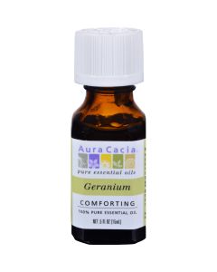 Aura Cacia Pure Essential Oil Geranium - 0.5 fl oz