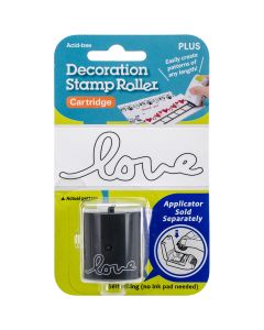 Plus Corporation Decoration Stamp Roller-Love