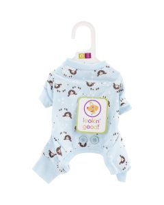 Ethical Pets Lamb Print PJ'S XS-Blue