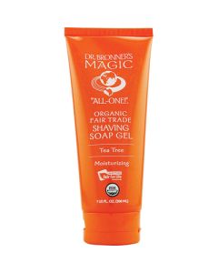 Dr. Bronner's Magic Organic Shaving Soap Gel Tea Tree - 7 fl oz