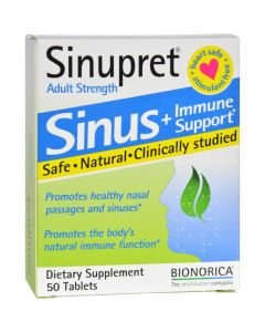 Sinupret By Bionorica Sinupret Bionorica Sinus Immune Support Adult Strength - 50 Tablets