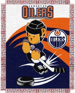 The Northwest Company Oilers 044 baby 36"x 46" Triple Woven Jacquard Throw (NHL) - Oilers 044 baby 36"x 46" Triple Woven Jacquard Throw (NHL)