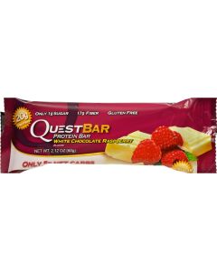 Quest Bar - White Chocolate Raspberry - 2.12 oz - Case of 12