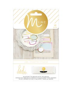 American Crafts Minc Labels-Blank Shapes 40/Pkg