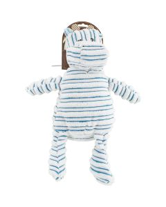 Nandog Pet Gear Nandog My BFF Corduroy Plush Toy-2 Tone Blue Hippo