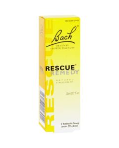 Bach Flower Remedies Rescue Remedy Natural Stress Relief - 0.7 fl oz
