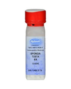 Hyland's Hylands Homeopathic Spongia Tosta 6X - 250 Tablets