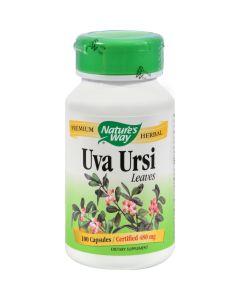 Nature's Way Uva Ursi Leaves - 480 mg - 100 Capsules