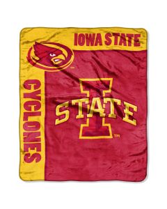 The Northwest Company Iowa State "School Spirit" 50"x60" Raschel Throw (College) - Iowa State "School Spirit" 50"x60" Raschel Throw (College)