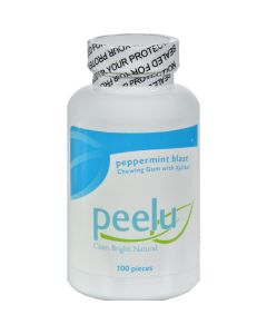 Peelu Chewing Gum - Peppermint Blast - 100 ct