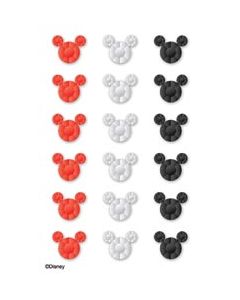 Jolees Disney Dimensional Stickers-Mickey Heads/Multicolor