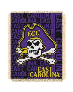 The Northwest Company East Carolina College 48x60 Triple Woven Jacquard Throw - Double Play Series