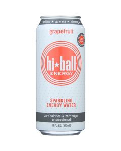 Hi Ball Energy Water - Sparkling - Grapefruit - Can - 16 oz - case of 12