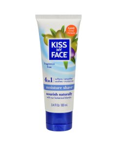 Kiss My Face Moisture Shave Fragrance Free - 3.4 fl oz