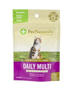 Pet Naturals of Vermont Daily Multi Chews For Cats 30/Pkg-