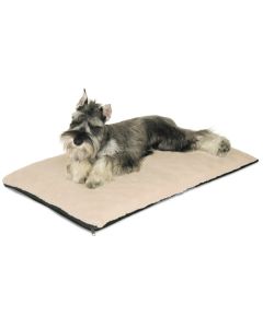 K&H Pet Products Ortho Thermo Pet Bed Medium Chocolate / Coral  17" x 27" x 3"