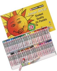 Sakura Cray-Pas Junior Artist Oil Pastels-50/Pkg