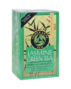 Triple Leaf Tea Jasmine Green Tea - 20 Tea Bags - Case of 6
