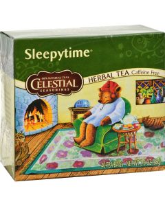 Celestial Seasonings Herbal Tea - Sleepytime - Caffeine Free - Case of 6 - 40 Bags