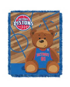 The Northwest Company Pistons  Baby 36x46 Triple Woven Jacquard Throw - Half Court Series