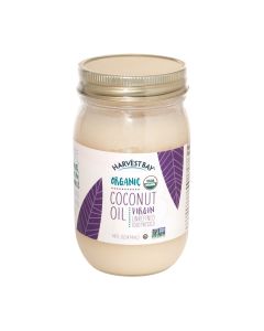 Harvest Bay Organic Coconut Oil - Extra Virgin Unrefined - Case of 6 - 14 Fl oz.
