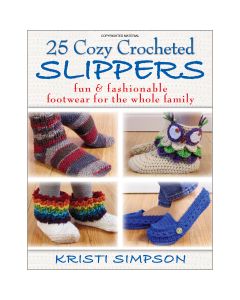 Gooseberry Patch Stackpole Books-25 Cozy Crocheted Slippers