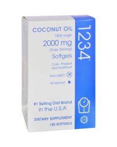 Creative Bioscience Coconut Oil 1234 - 2000 mg - 180 Softgels