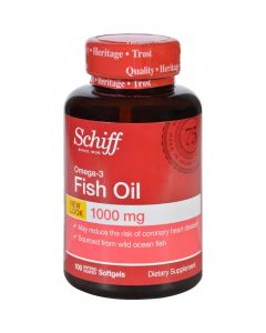 Schiff Vitamins Schiff Omega-3 Fish Oil - 100 Softgels Enteric Coated