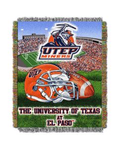 The Northwest Company Texas El Paso College "Home Field Advantage" 48x60 Tapestry Throw